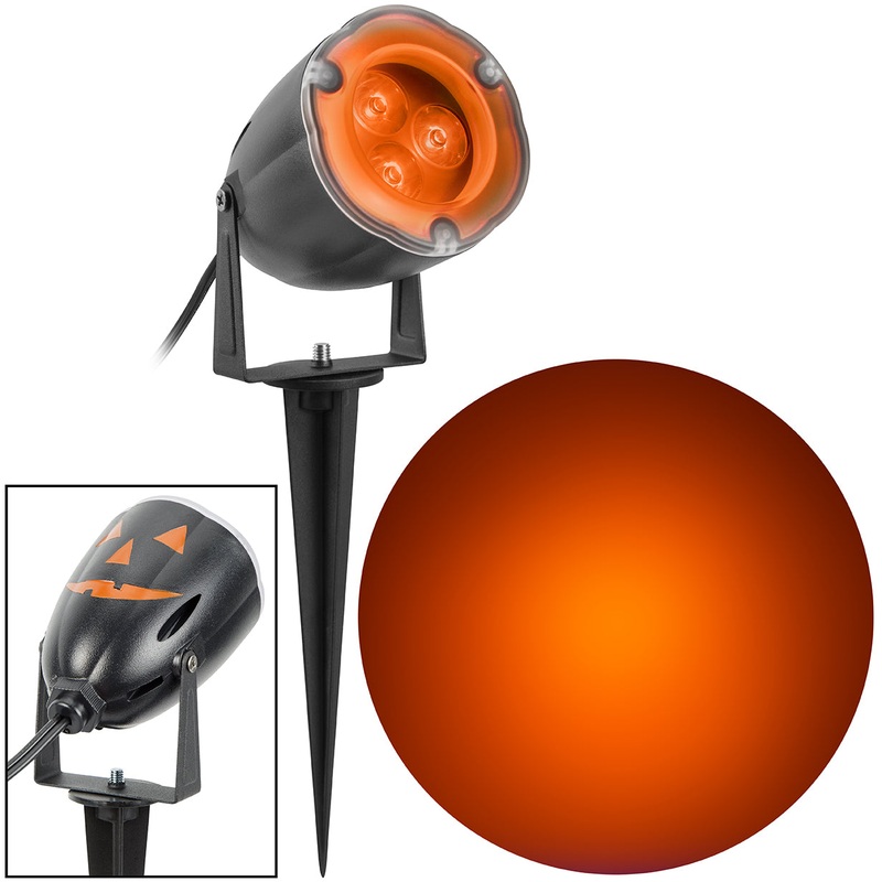 Spot led avec interrupteur 3/voies orange