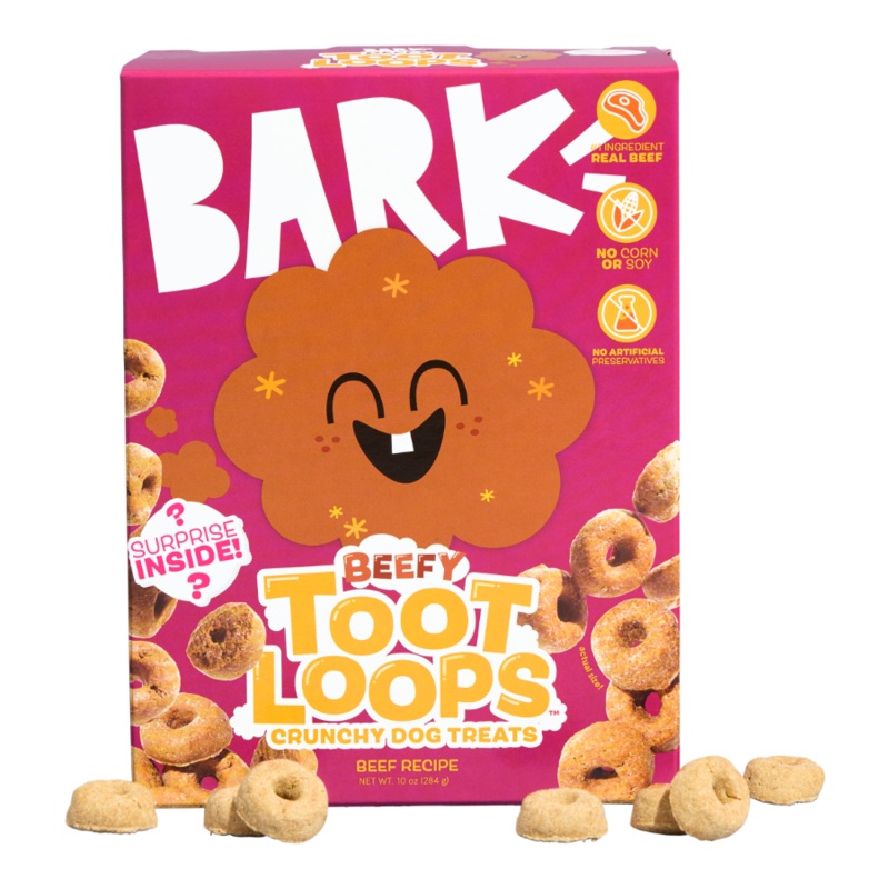 Beefy Toot Loops Crunchy Dog Treats – Beef Blend