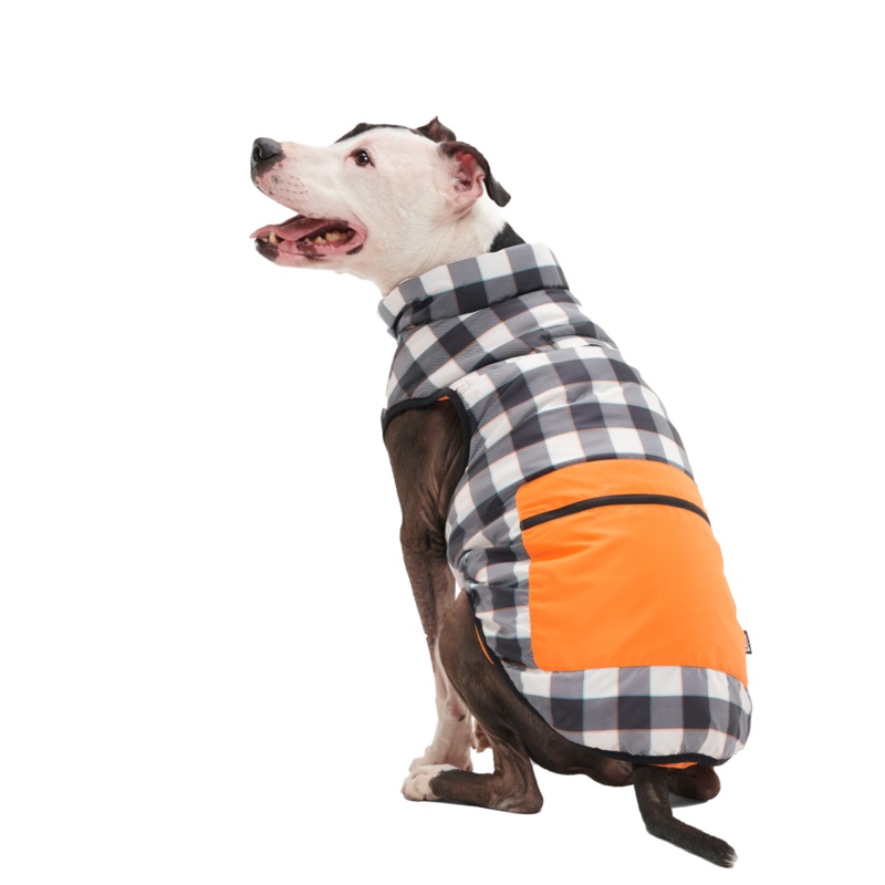Plaid To The Bone Puffer Vest|S|M|L