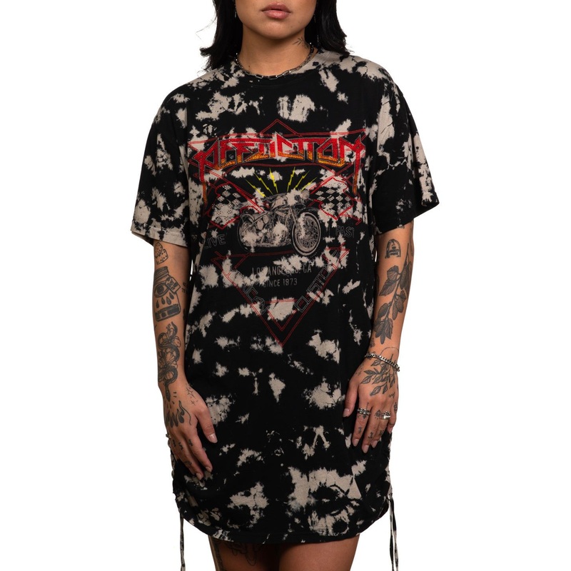 AC Moto Flag Dress|FLECK WASH|XS|S|M|L|XL|2X