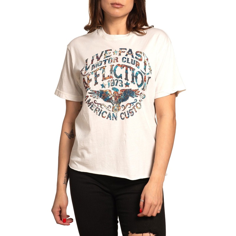 AC Rusted Badge Tee|MOJAVE WHITE|XS|S|M|L|XL|2X