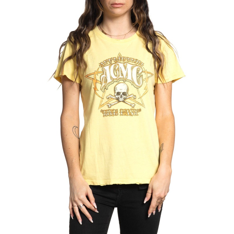 ACMC Eagle Tee|YELLOW|XS|S|M|L|XL|2X
