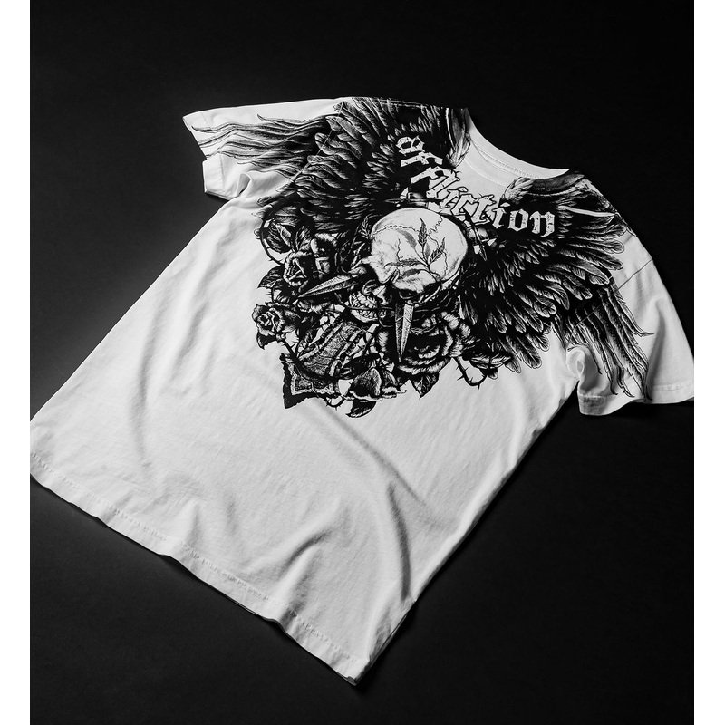 Crossed Over Tee|WHITE|XS|S|M|L|XL|2X|3X|4X