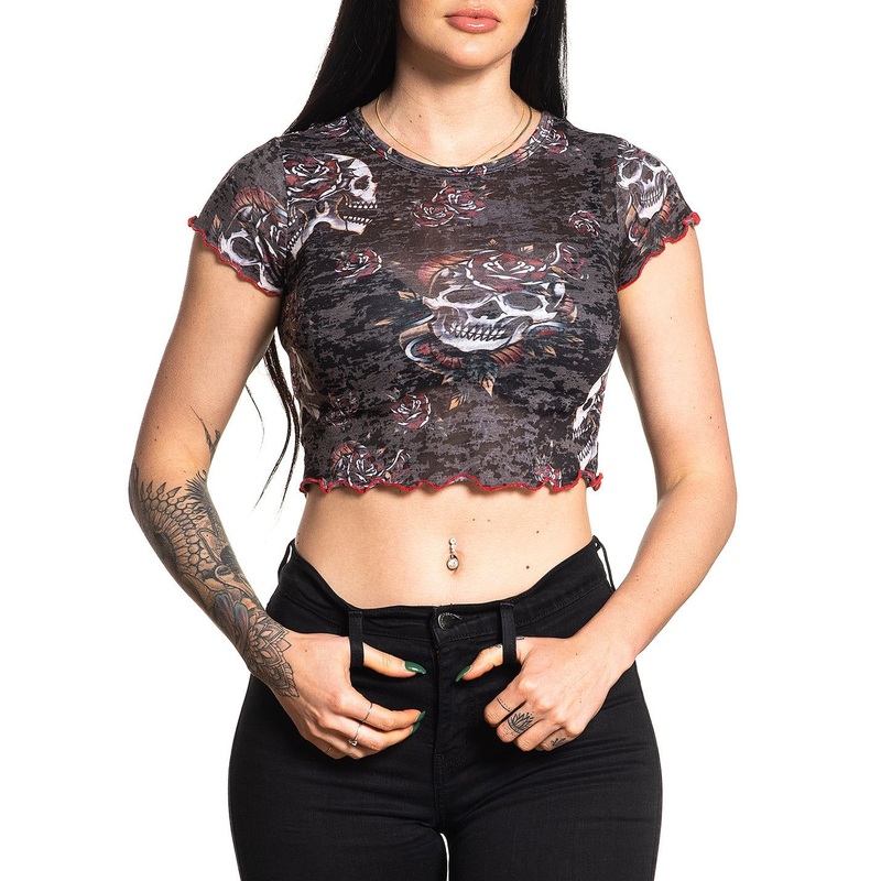 Mystic Spirit Tee|WHITE BURNOUT W/SUBLIMATION|XS|S|M|L|XL|2X