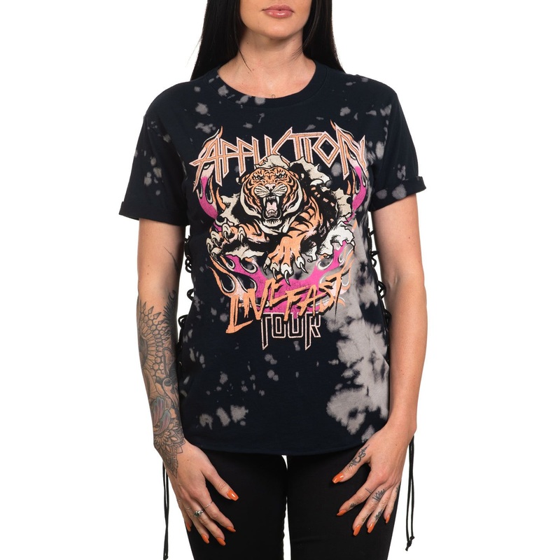 Tiger Tour Tee|BLACK/VINTAGE WHITE TIE DYE|XS|S|M|L|XL|2X
