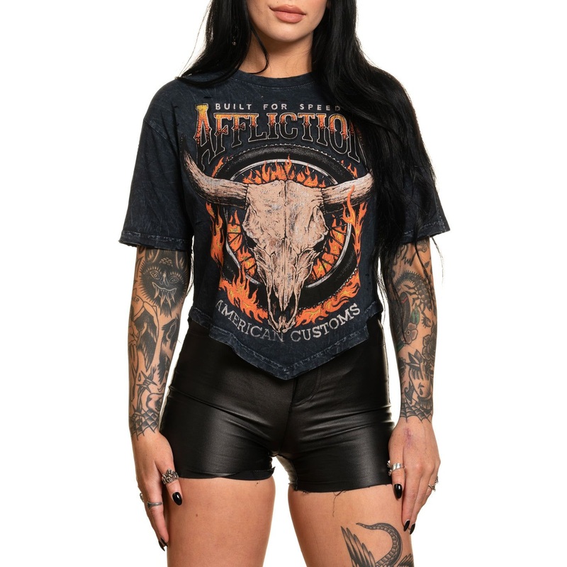 AC Midwest Run Tee|BLACK LAVA WASH|XS|S|M|L|XL|2X