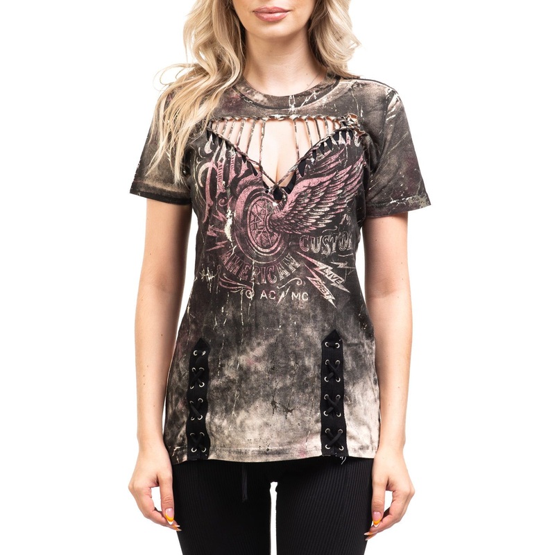 AC Wheel Wing Tee|ANGEL WASH|XS|S|M|L|XL|2X