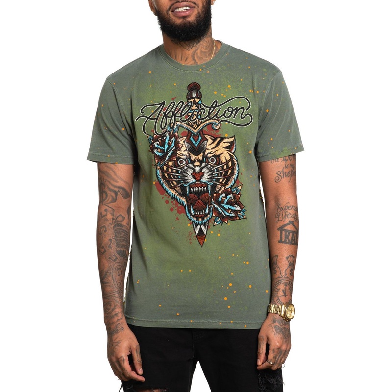 Alchemic Dagger Tee|OLIVE PIGMENT DYE|XS|S|M|L|XL|2X|3X|4X