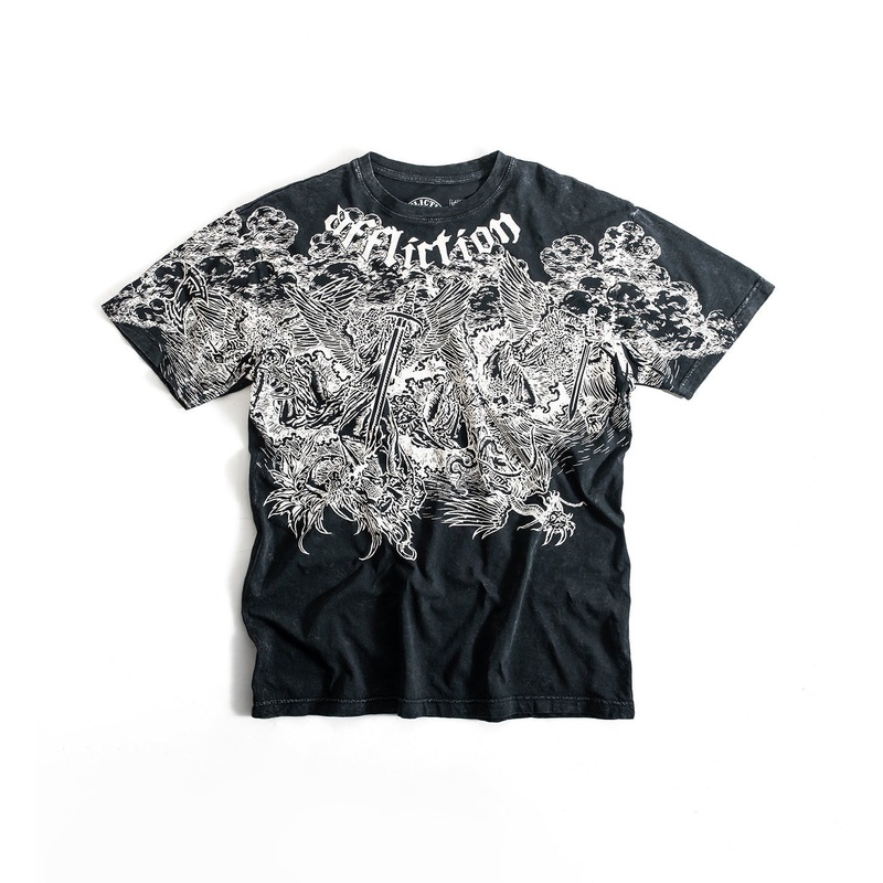 Angels Tee|BLACK LAVA WASH|DIRTY RED LAVA WASH|S|M|L|XL|2X|3X|4X
