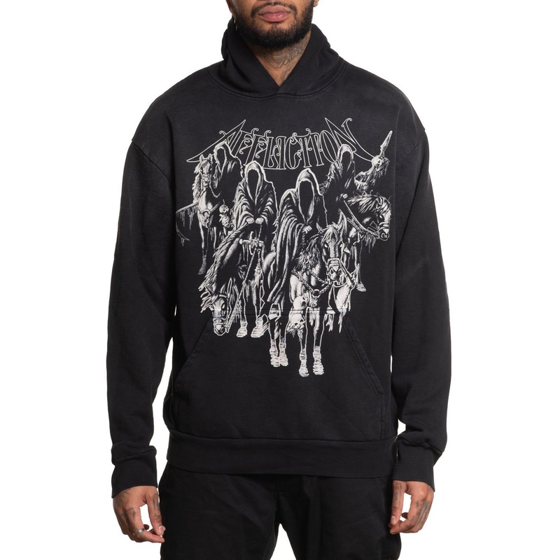 Black Night Hoodie|BLACK POTASSIUM WASH|XS|S|M|L|XL|2X|3X|4X
