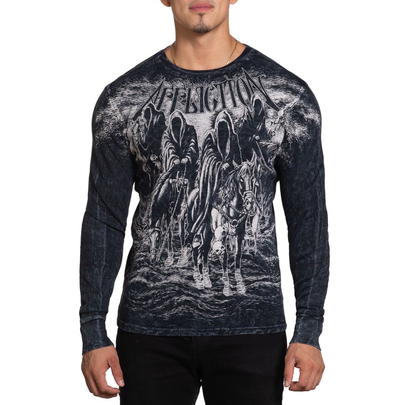 Black Night LS Thermal|BLACK LAVA WASH|XS|S|M|L|XL|2X|3X|4X