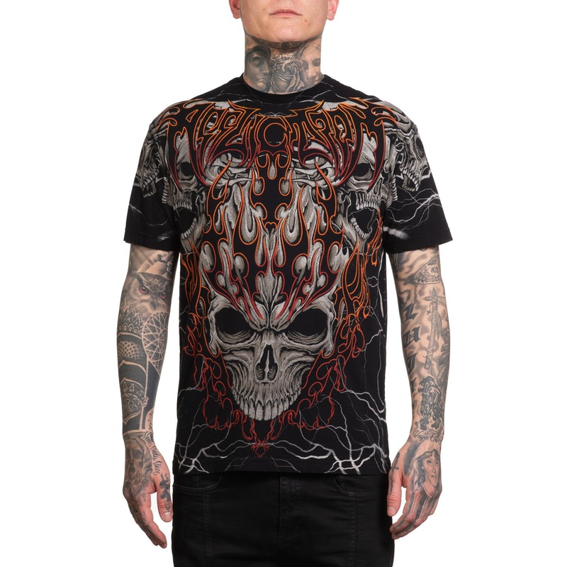 Cosmic Inferno Tee|BLACK|S|M|L|XL|2X|3X|4X