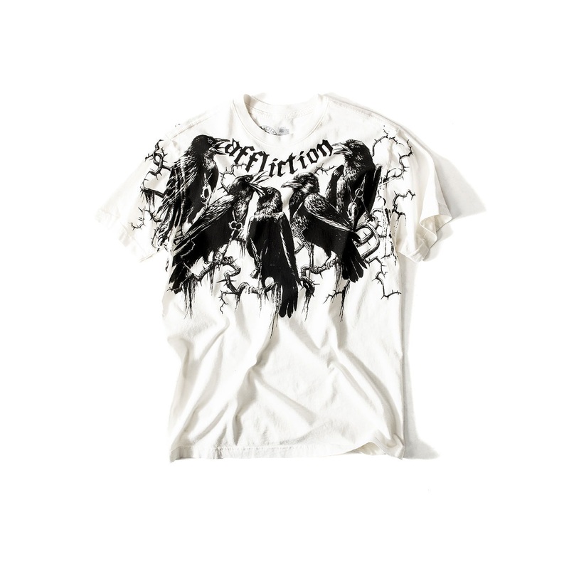 Crows Tee|VINTAGE WHITE|XS|S|M|L|XL|2X|3X|4X
