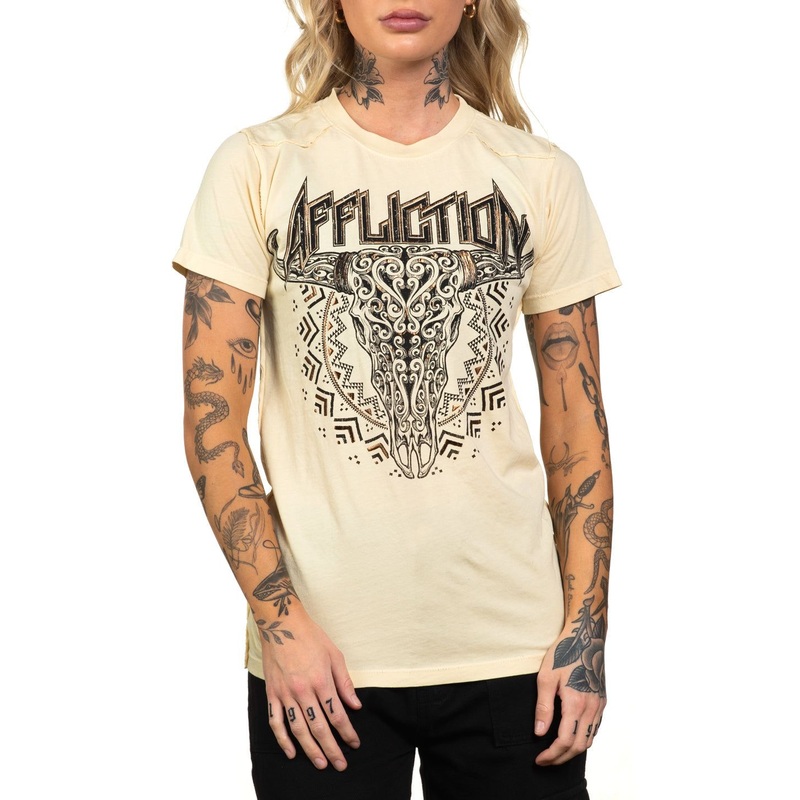 Deadwood Tee|VANILLA CUSTARD|XS|S|M|L|XL|2X