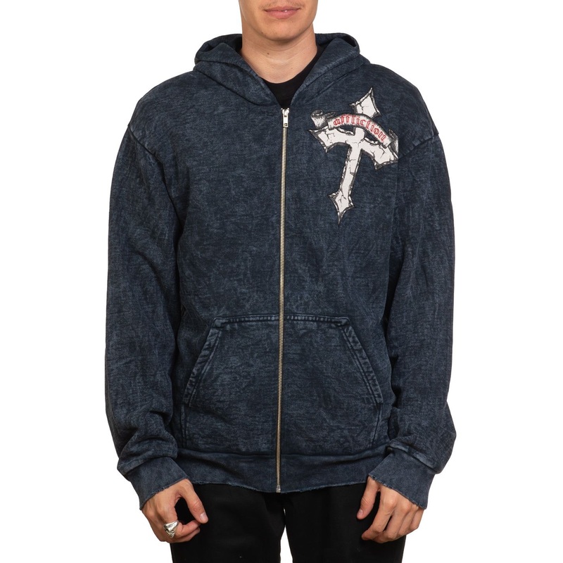 Live Fast Zip-Up Hoodie|BLACK LAVA WASH|XS|S|M|L|XL|2X|3X|4X