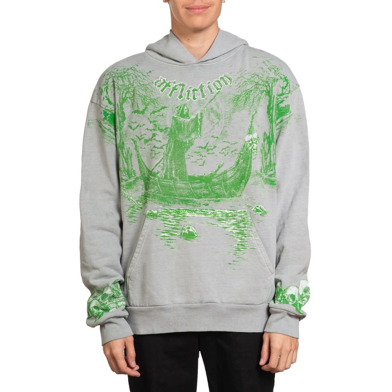 River Styx Hoodie|GREY PIGMENT DYE|XS|S|M|L|XL|2X|3X|4X