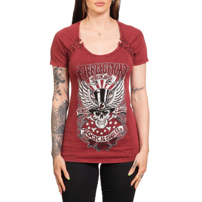 Rock And Soul Tee|DIRTY RED LAVA WASH|XS|S|M|L|XL|2X
