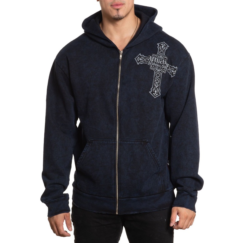 Seeker Zip-Up Hoodie|BLUE/BLACK LAVA TINT|XS|S|M|L|XL|2X|3X|4X