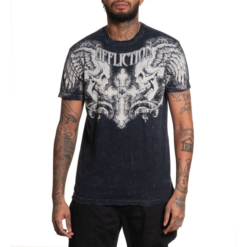 Winged Up Tee|BLACK LAVA WASH|XS|S|M|L|XL|2X|3X|4X