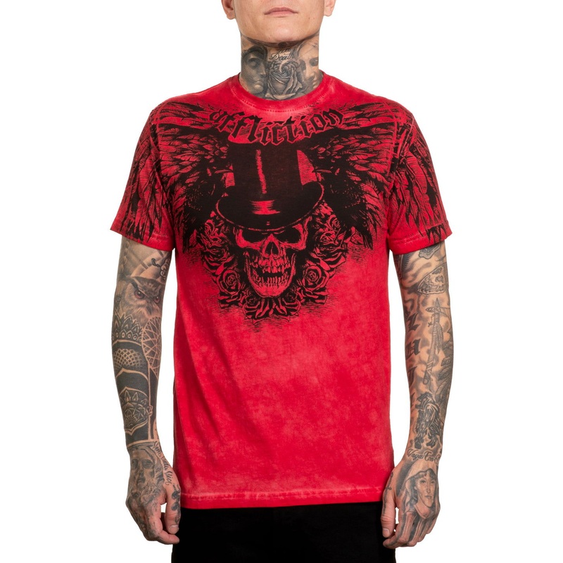 Absinthe Tee|AFF.RED OIL STAIN|XS|S|M|L|XL|2X|3X|4X