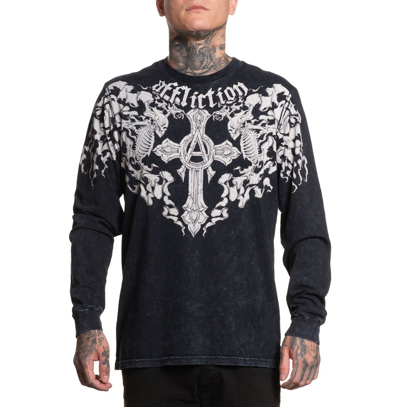Bias LS Tee|BLACK LAVA WASH|XS|S|M|L|XL|2X|3X|4X