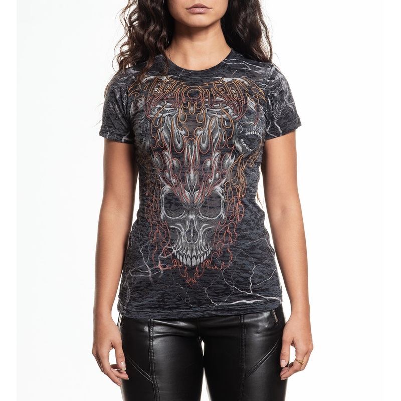 Cosmic Inferno Tee|BLACK BURNOUT WASH|XS|S|M|L|XL