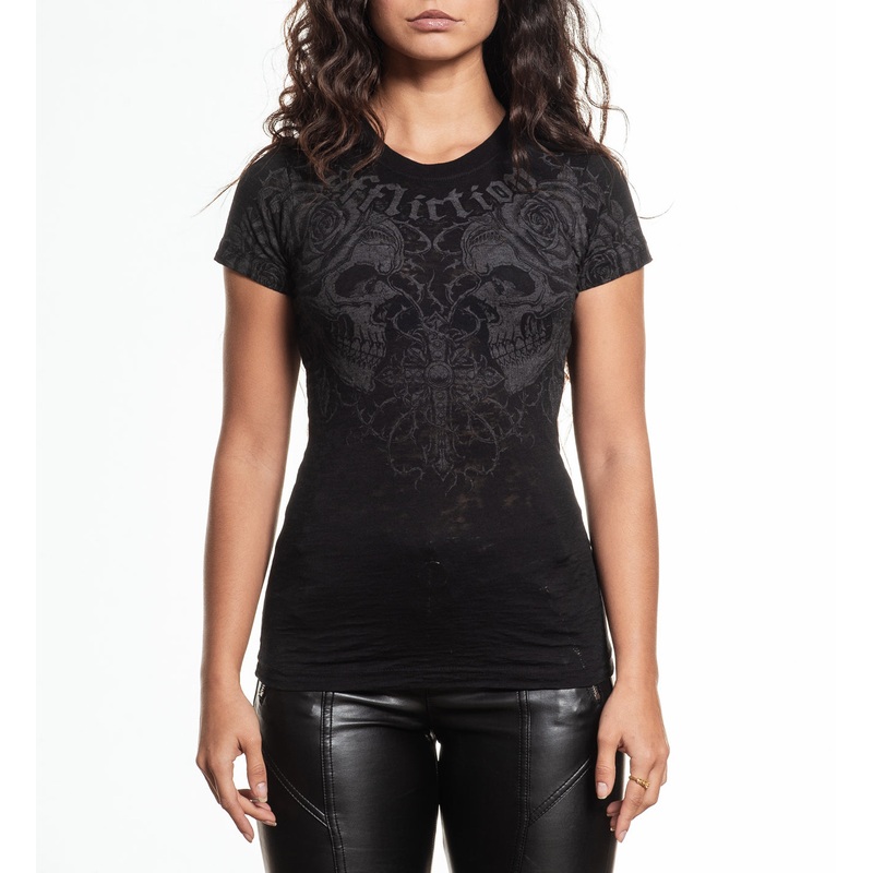 Forgotten Tee|BLACK BURNOUT WASH|XS|S|M|L|XL|2X