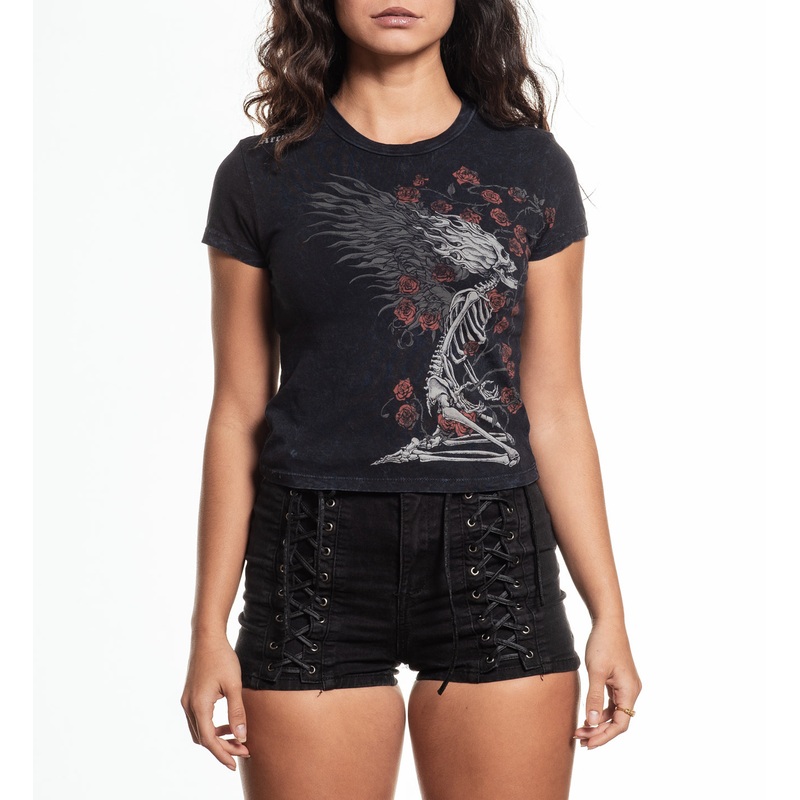 Immortal Lament Tee|BLACK LAVA WASH|XS|S|M|L|XL