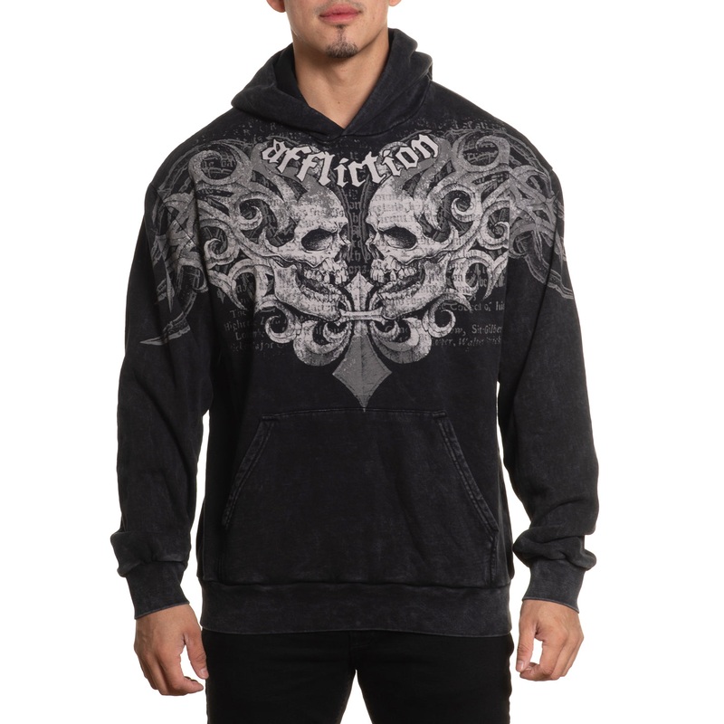 Legion Reborn PO Hood|BLACK LAVA WASH|XS|S|M|L|XL|2X|3X|4X