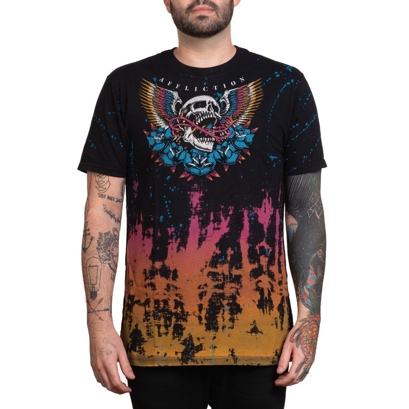 Twisted Grin Tee|BLACK MULTI|XS|S|M|L|XL|2X|3X|4X