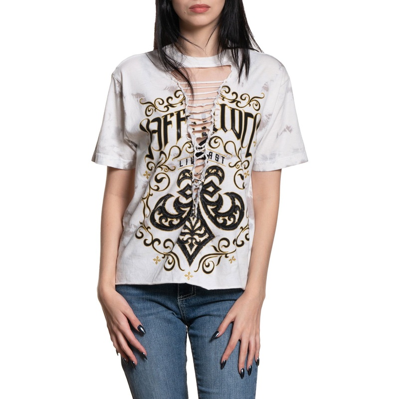 Winter Epitaph Tee|WHITE/LT.GREY CRYSTAL WASH|XS|S|M|L|XL|2X