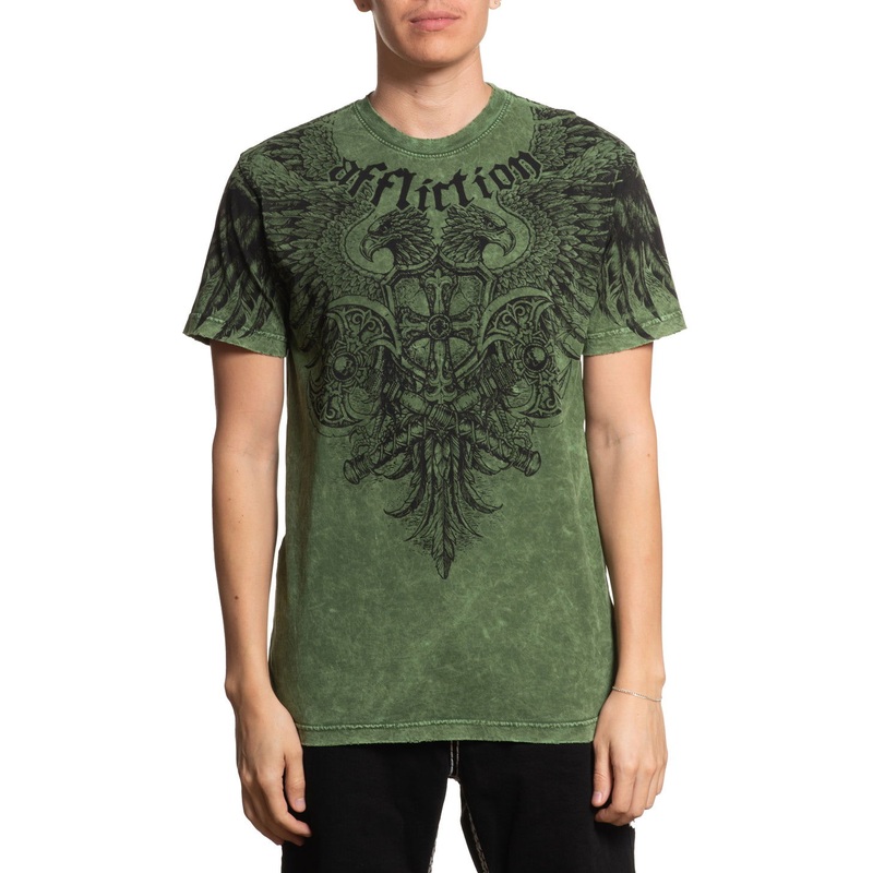 Alpha Strike|MILITARY GREEN HEAVY LAVA WASH|XS|S|M|L|XL|2X|3X|4X