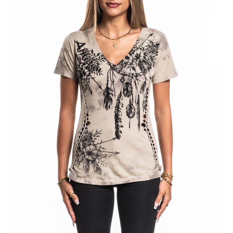 Anemone Tee|LT.TAUPE/TAUPE CRYSTAL WASH|XS|S|M|L|XL|2X