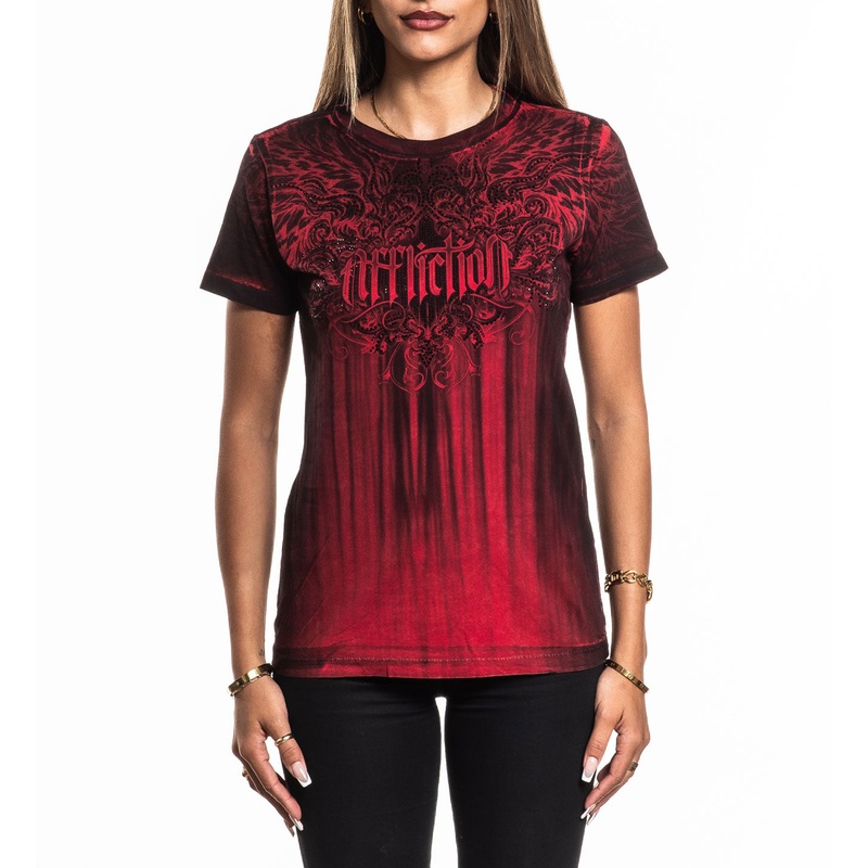 Briessa Tee|CRANBERRY LAVA WASH|XS|S|M|L|XL|2X