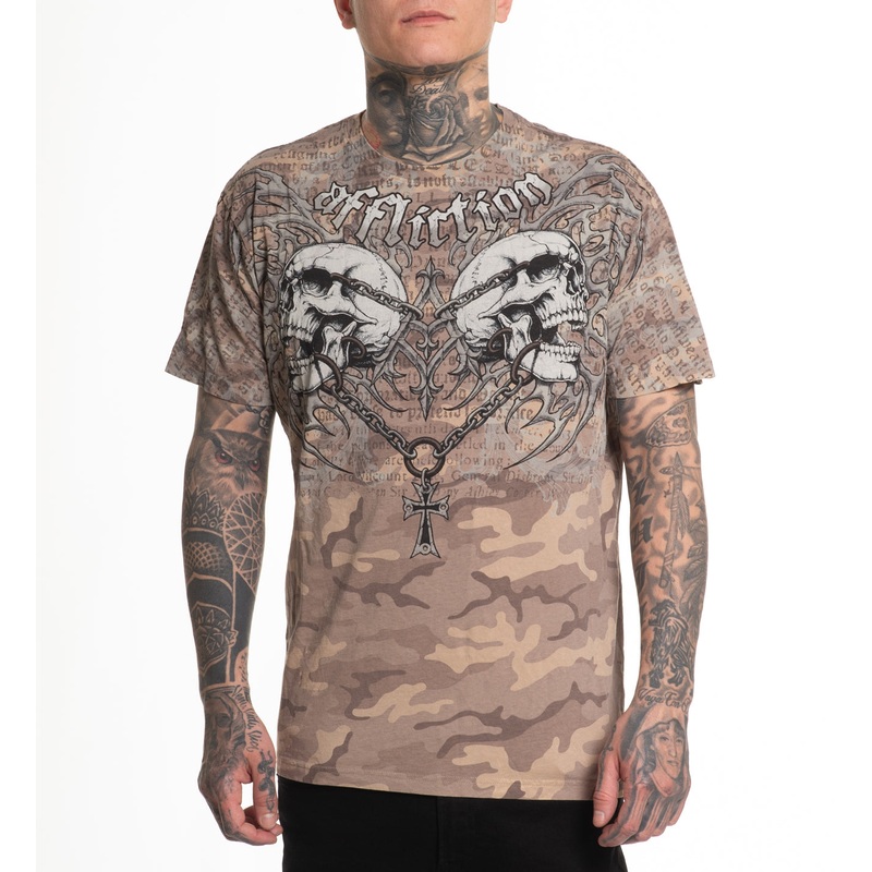 Collapse Tee|SAND CAMO W/LAVA WASH|XS|S|M|L|XL|2X|3X|4X
