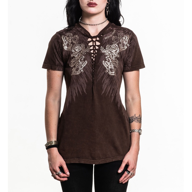 Danica Rose Tee|CHOCOLATE LAVA WASH|XS|S|M|L|XL|2X