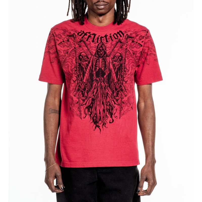 Dark Summon Tee|DIRTY RED|XS|S|M|L|XL|2X|3X|4X|5X