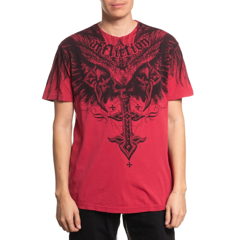 Death Eyes Tee|DIRTY RED|XS|S|M|L|XL|2X|3X|4X|5X