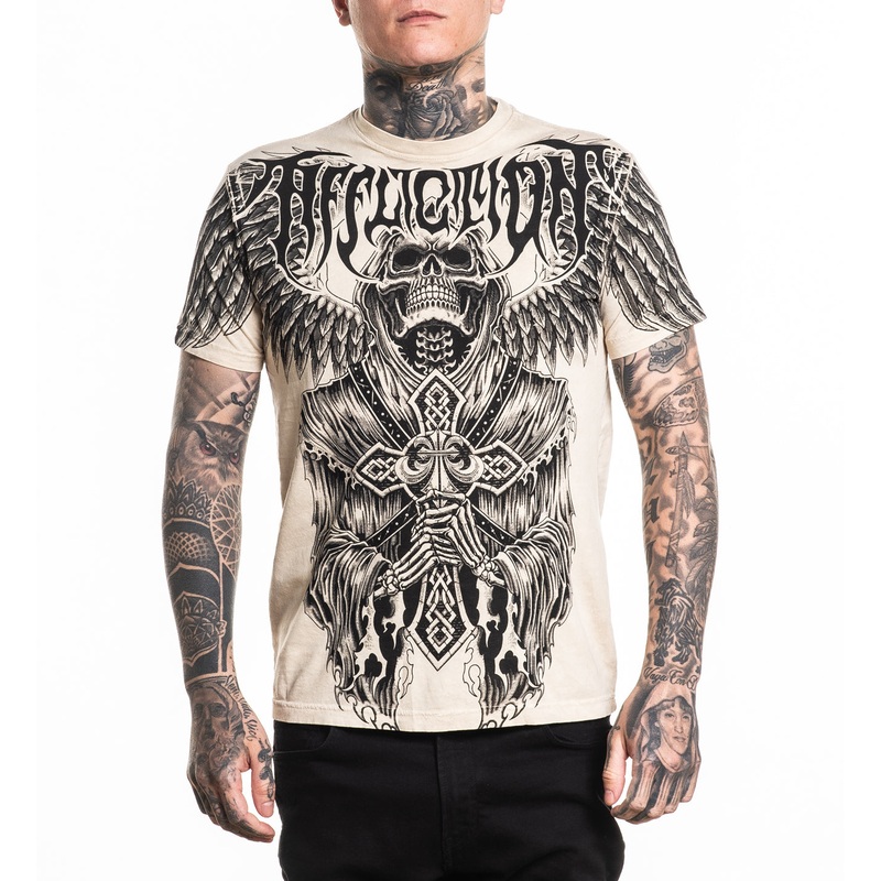 Descending Crown Tee|SAND HEAVY LAVA WASH|XS|S|M|L|XL|2X|3X|4X