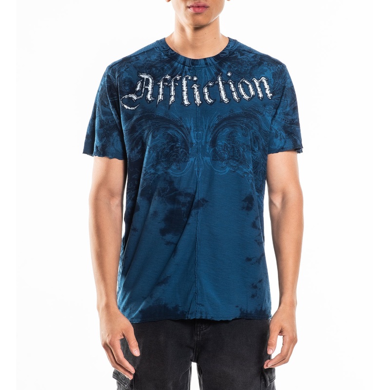 Detail Tee|AEGEAN BLUE TEA STAIN|XS|S|M|L|XL|2X|3X|4X