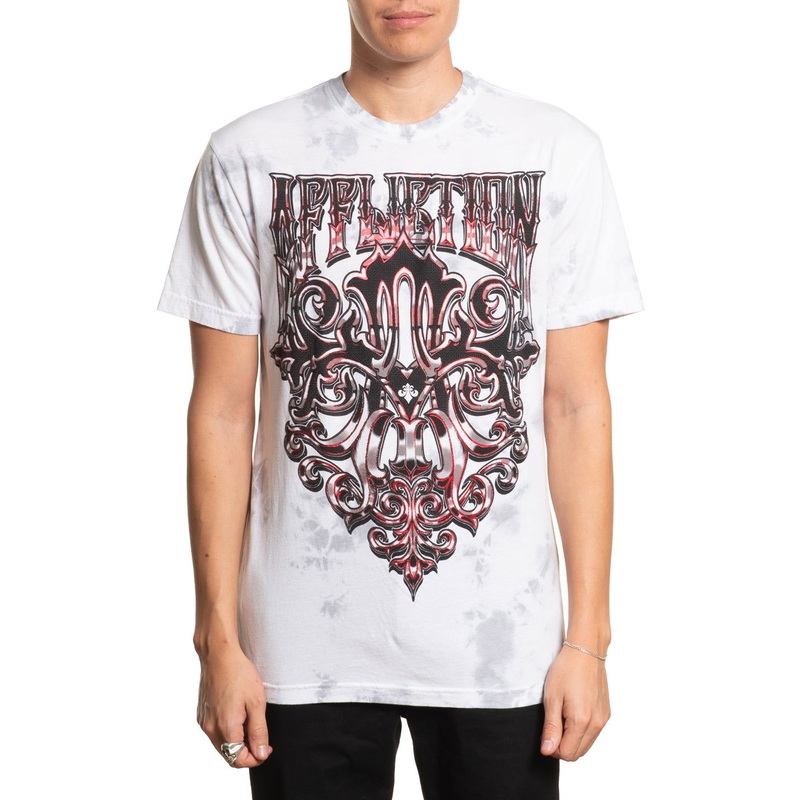 Dissident Tee|WHITE/LT.GREY CRYSTAL WASH|XS|S|M|L|XL|2X|3X|4X