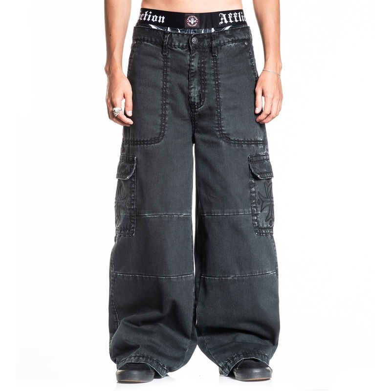 Extra Wide Cargo Pant|MINERAL BLACK|S|M|L|XL