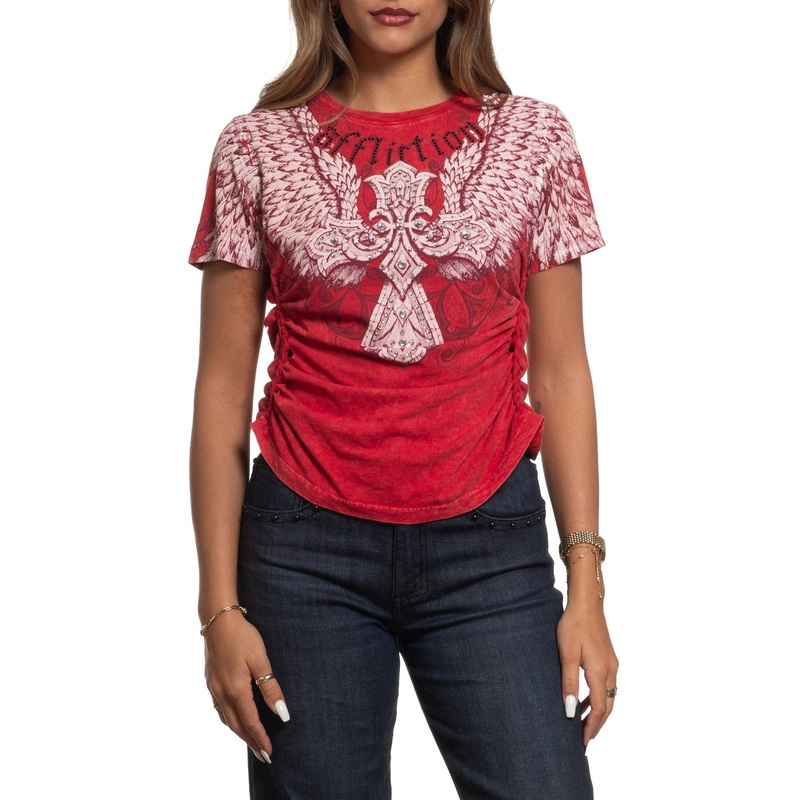 Kingdom Tee|CHERRY LAVA WASH|XS|S|M|L|XL|2X