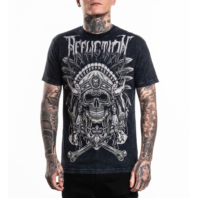 Silent Rain Tee|BLACK LAVA WASH|XS|S|M|L|XL|2X|3X|4X