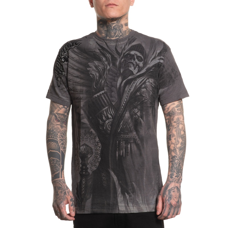 Vanquish Tee|CHARCOAL|XS|S|M|L|XL|2X|3X|4X