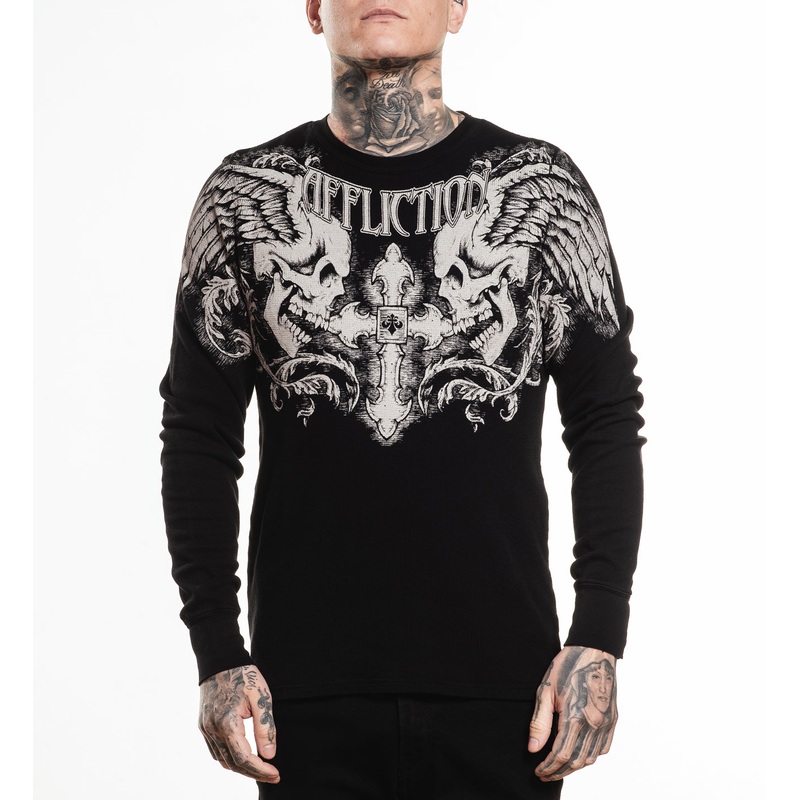 Winged Up Thermal|BLACK|XS|S|M|L|XL|2X|3X|4X