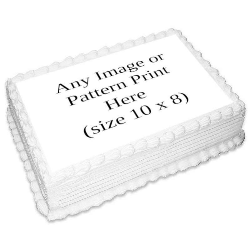 Custom Edible Cake Image 10 x 8 | 1 ct