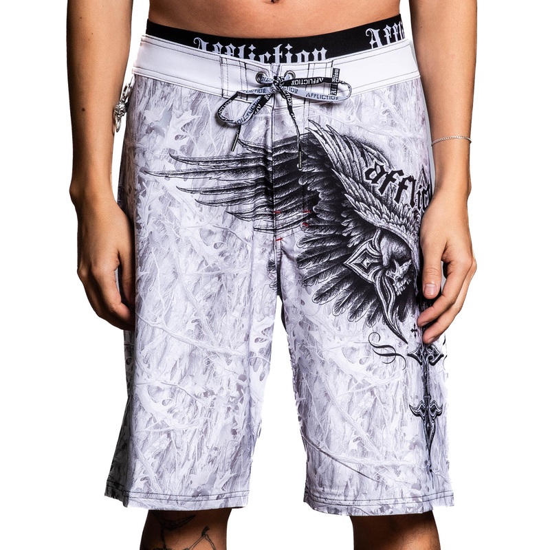 Death Eyes Boardshort|WHITE|27|28|29|30|31|32|33|34|36|38|40|42|44