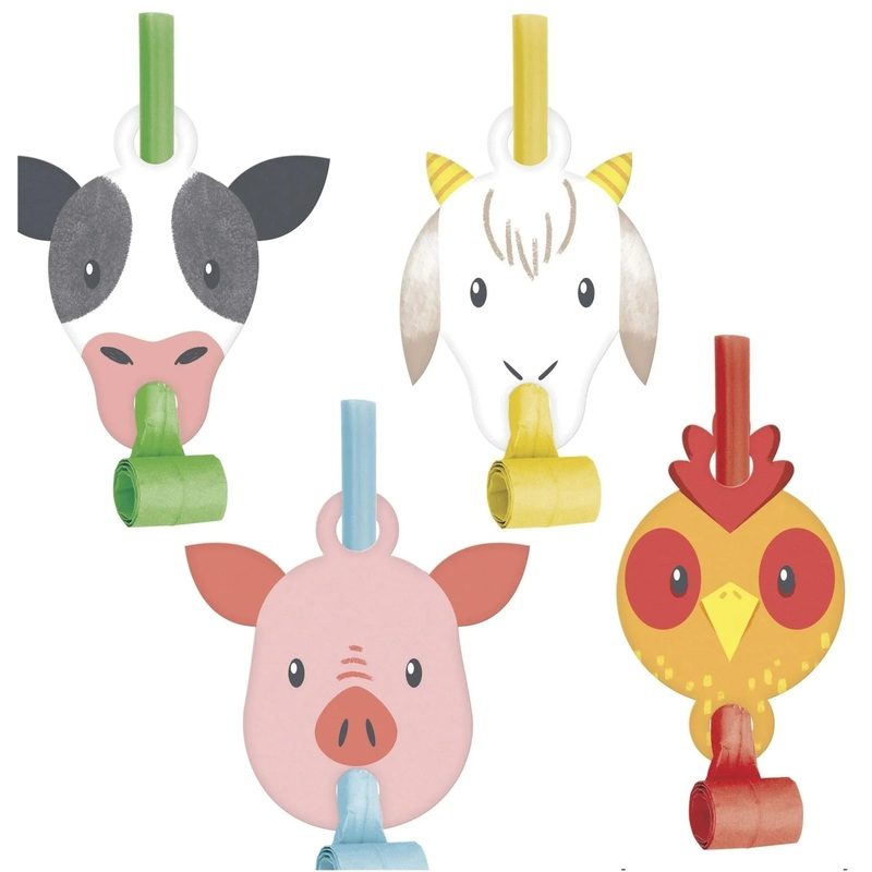 Farm Animals Blowouts | 8 ct