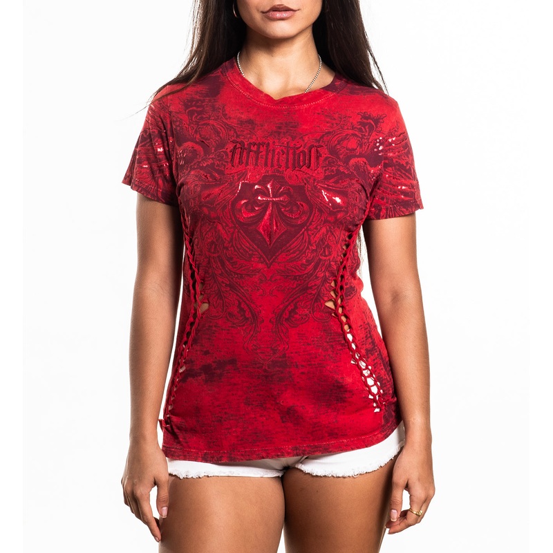 Fleuresque Tee|CHERRY LAVA WASH|XS|S|M|L|XL|2X